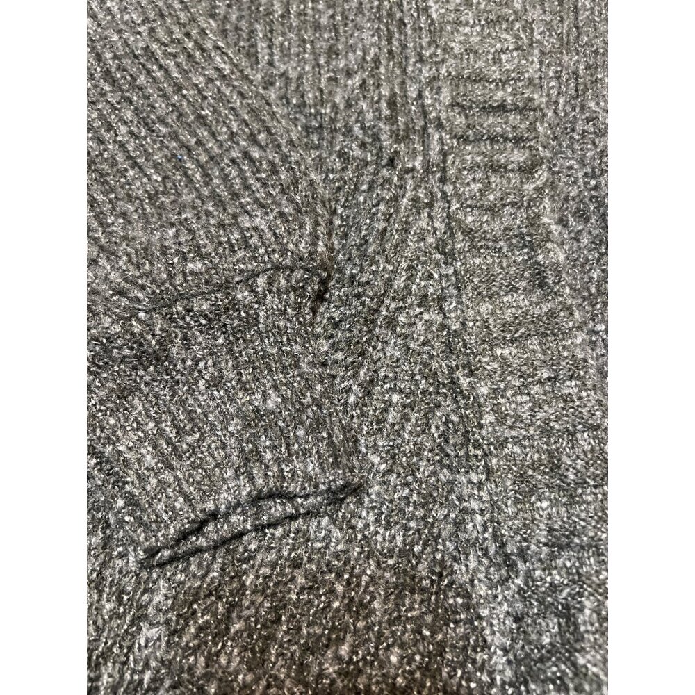 Wonderly Black Textured Knit Cardigan Sweater Open Front Size 2X - Picture 2 of 4